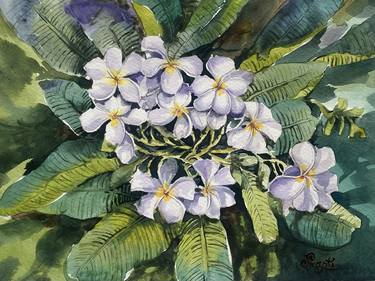 Print of Realism Botanic Paintings by Prapti Maity