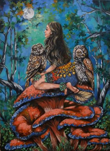 Print of Fantasy Paintings by Prapti Maity