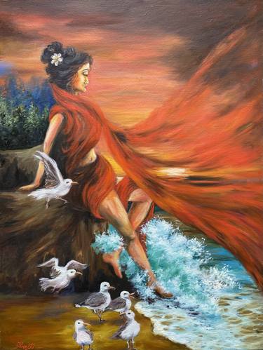 Original Abstract Women Paintings by Prapti Maity