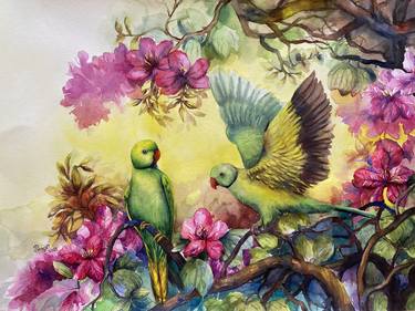 Original Fine Art Nature Paintings by Prapti Maity