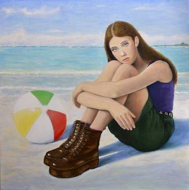 Original Figurative Women Paintings by Sergio Paul Ianniello