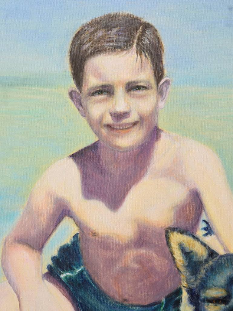 Original Figurative Children Painting by Sergio Paul Ianniello