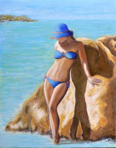 Print of Figurative Beach Paintings by Sergio Paul Ianniello