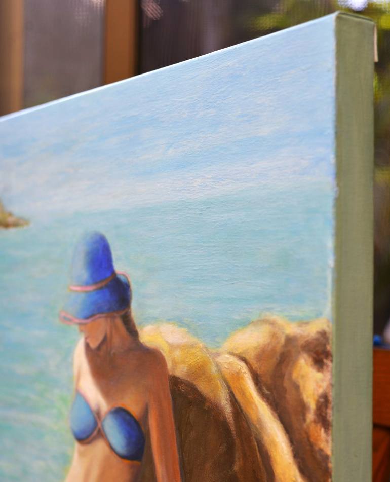 Original Beach Painting by Sergio Paul Ianniello