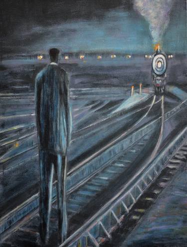 Print of Train Paintings by Sergio Paul Ianniello