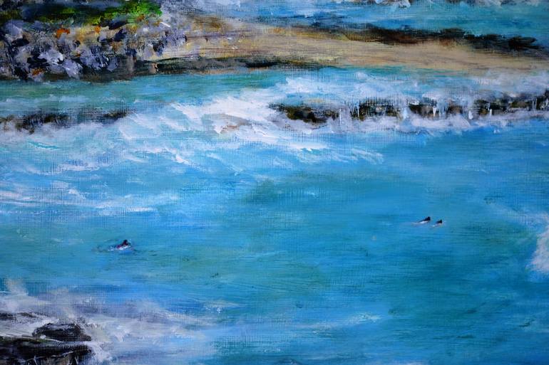 Original Impressionism Beach Painting by Sergio Paul Ianniello