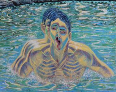 Print of Expressionism Water Paintings by Sergio Paul Ianniello
