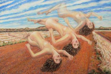 Print of Surrealism Nude Paintings by Sergio Paul Ianniello