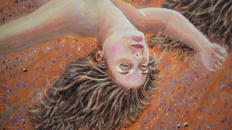 Original Surrealism Nude Painting by Sergio Paul Ianniello