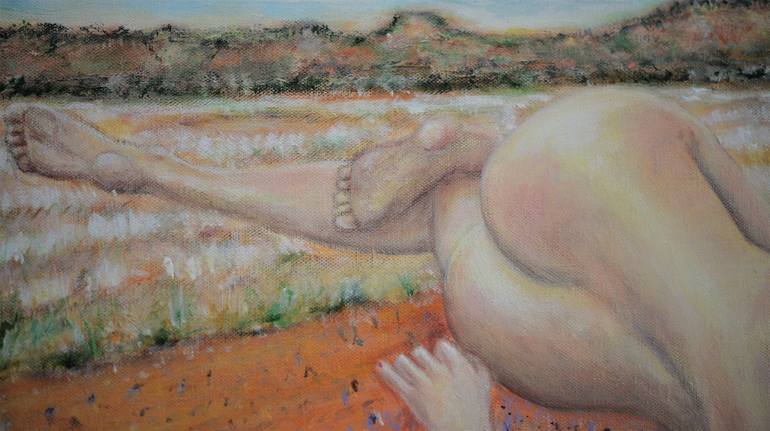 Original Surrealism Nude Painting by Sergio Paul Ianniello
