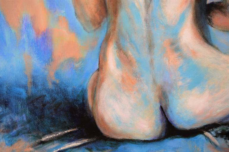Original Figurative Nude Painting by Sergio Paul Ianniello