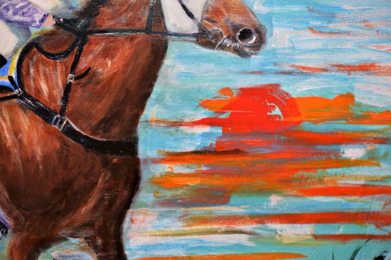 Original Modern Horse Painting by Sergio Paul Ianniello
