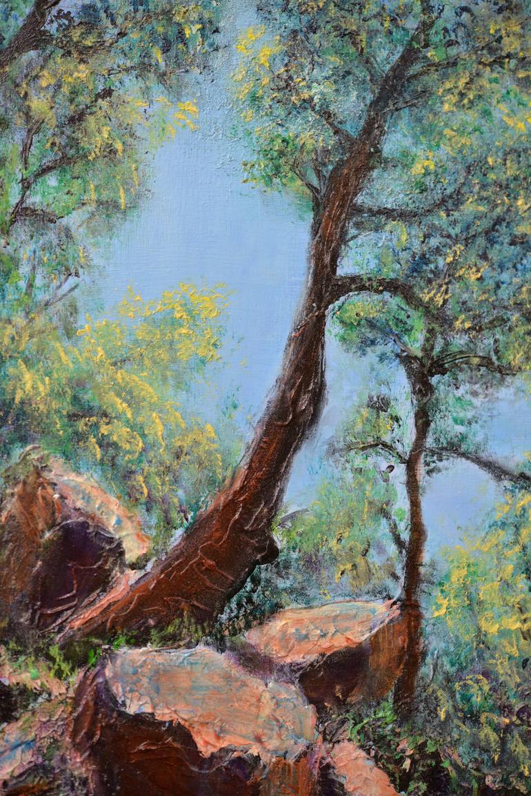 Original Expressionism Nature Painting by Sergio Paul Ianniello