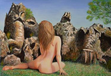 Print of Figurative Nude Paintings by Sergio Paul Ianniello