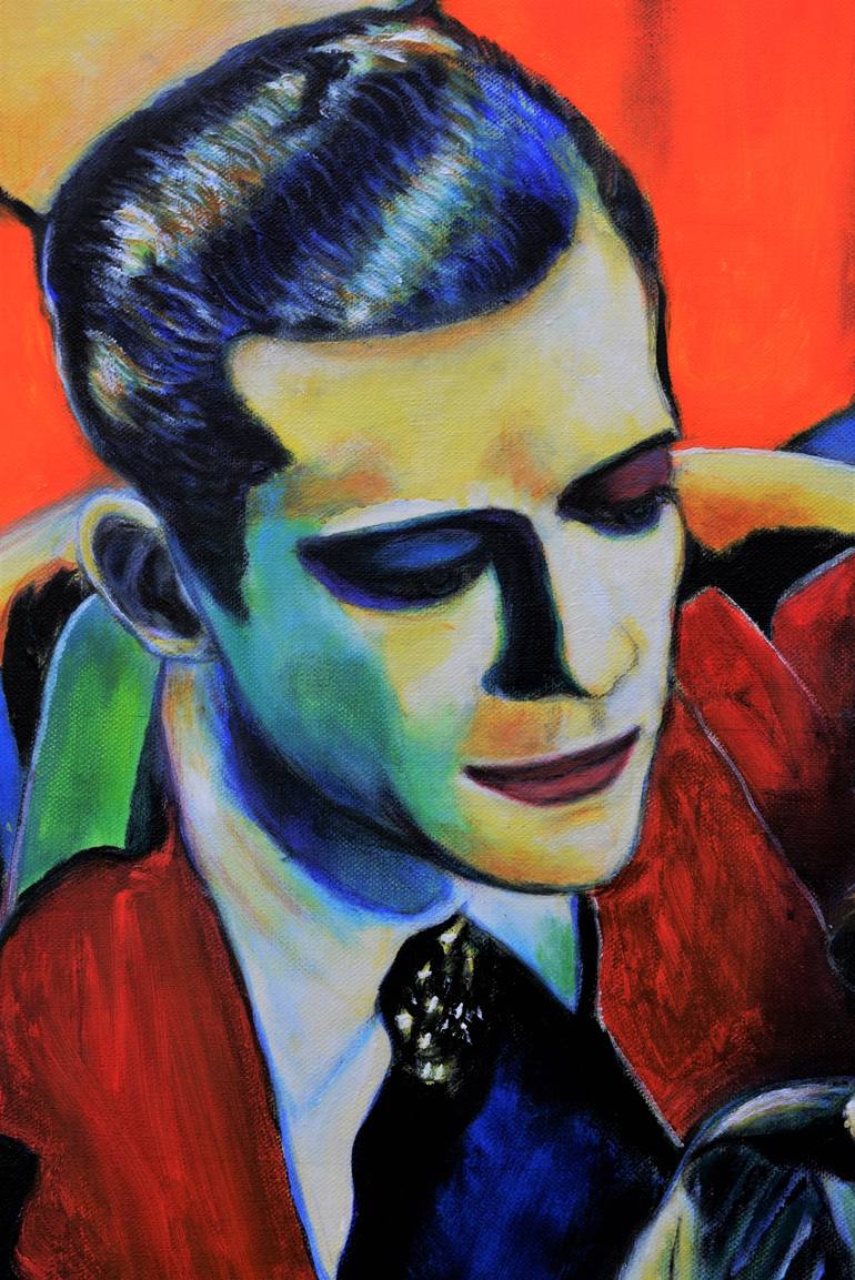 Original Art Deco Pop Culture/Celebrity Painting by Sergio Paul Ianniello