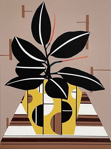Original Art Deco Still Life Paintings by Bonnie Severien