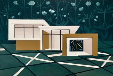 Print of Modern Architecture Paintings by Bonnie Severien