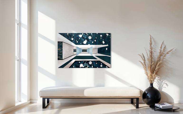Original Modern Architecture Painting by Bonnie Severien