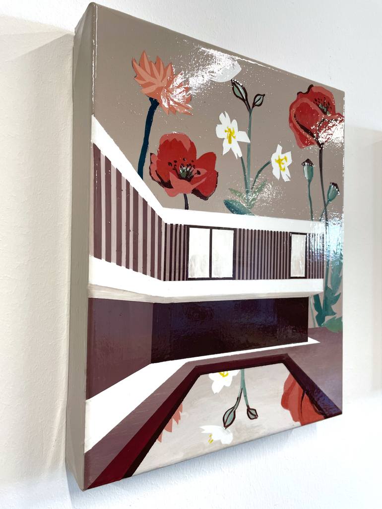 Original Contemporary Floral Painting by Bonnie Severien