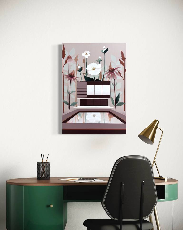 Original Contemporary Floral Painting by Bonnie Severien