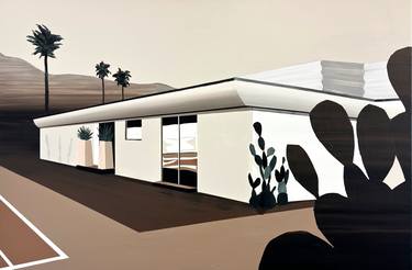 Original Minimalism Architecture Paintings by Bonnie Severien