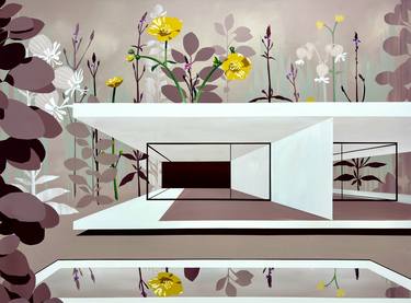 Original Contemporary Architecture Paintings by Bonnie Severien