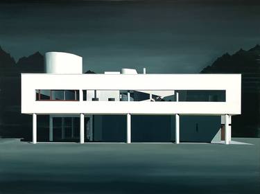 Original Bauhaus Architecture Paintings by Bonnie Severien