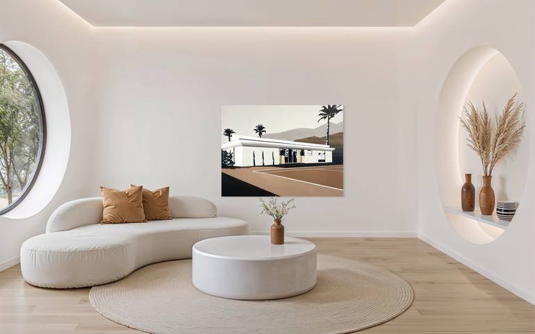 Original Contemporary Architecture Painting by Bonnie Severien