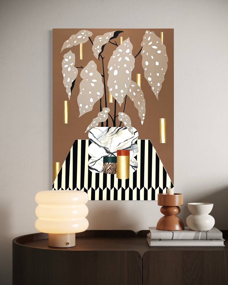 Original Art Deco Home Painting by Bonnie Severien