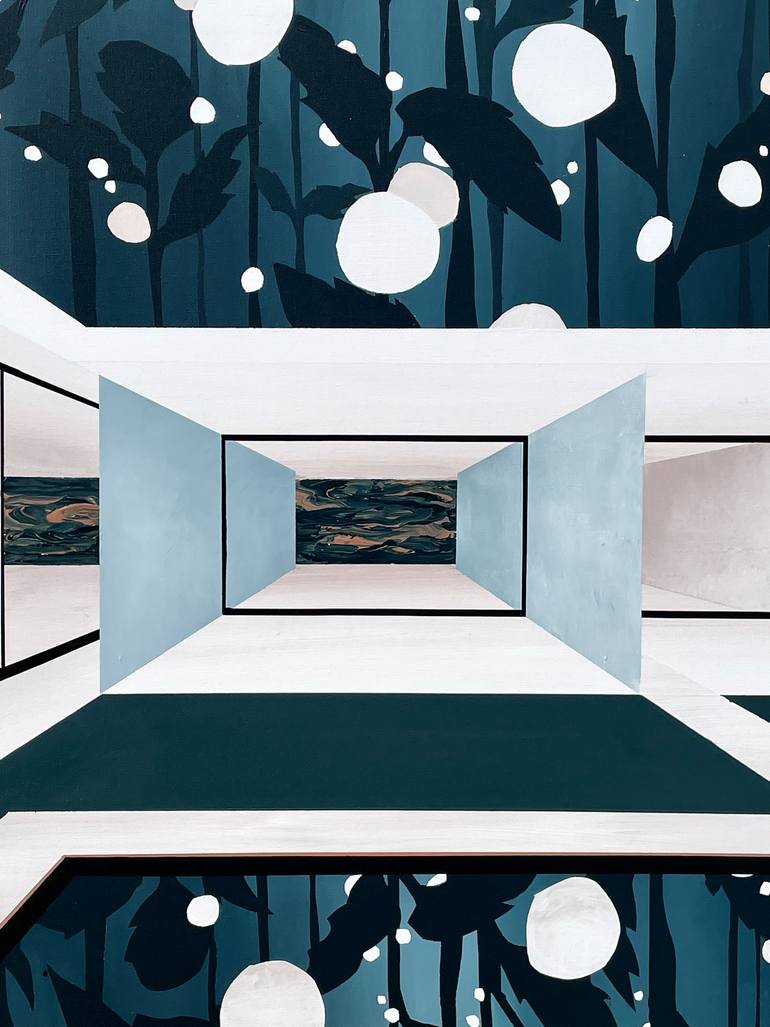 Original Figurative Architecture Painting by Bonnie Severien