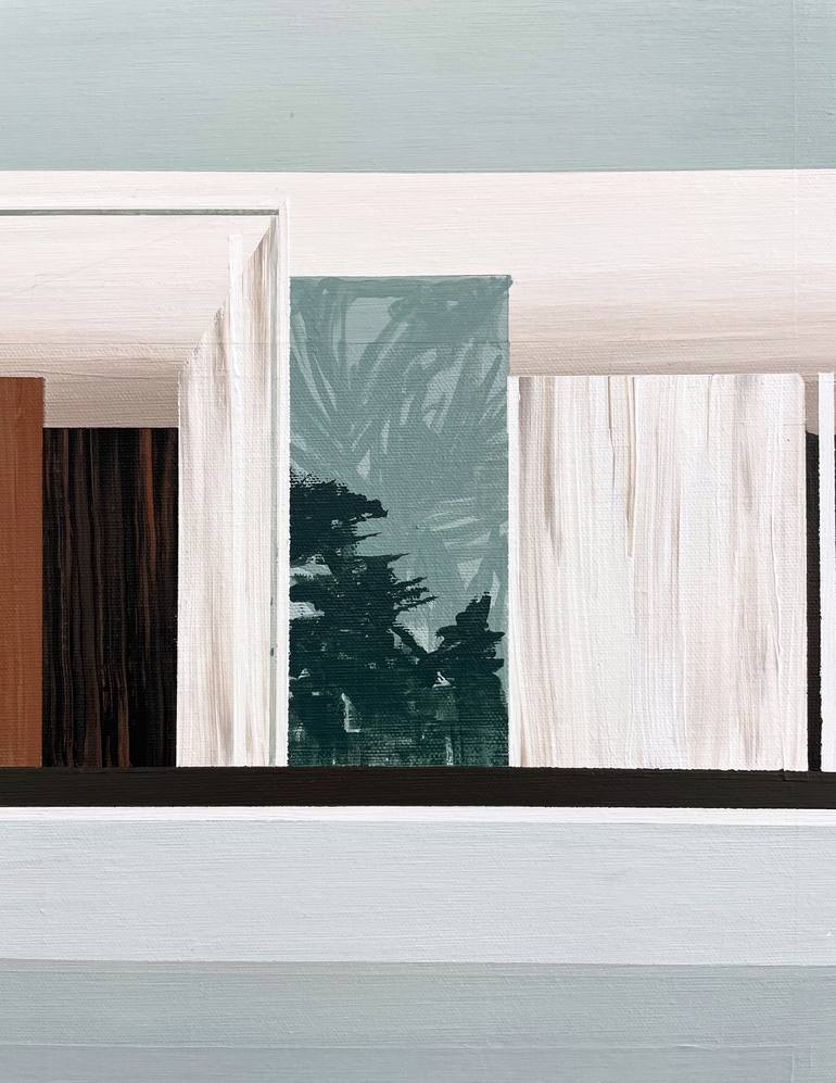 Original Contemporary Architecture Painting by Bonnie Severien