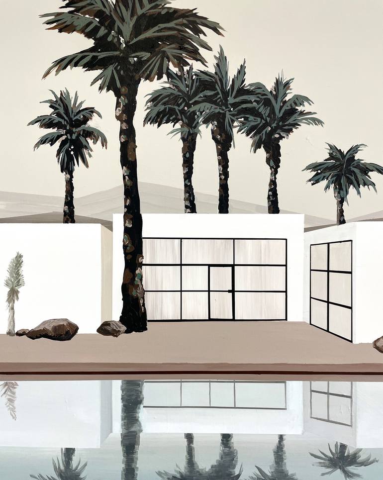 Original Contemporary Architecture Painting by Bonnie Severien