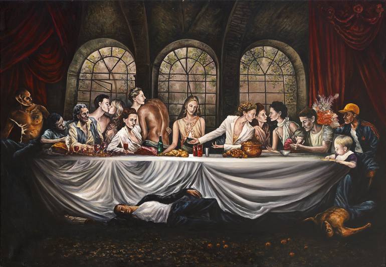 Original Figurative Still Life Paintings by Guillermo Grebe