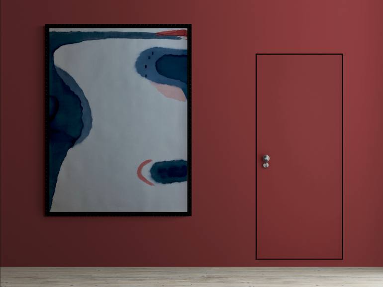Original Minimalism Abstract Painting by Sarah Needham