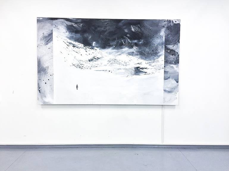 Original Abstract Landscape Painting by KrišJāNis MežUlis