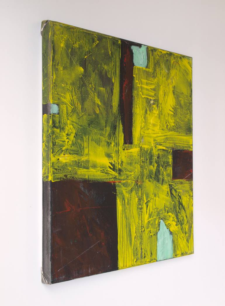 Original Abstract Expressionism Abstract Painting by Dragan Jukic