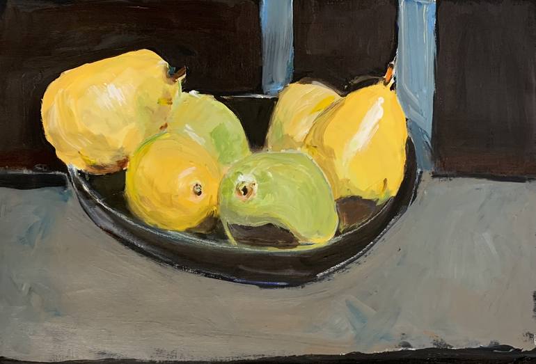 Original Expressionism Food Painting by Owen Brown