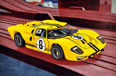 1966 Ford GT40 Slot Car thumb