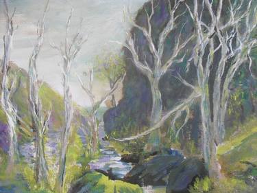 Original Realism Landscape Paintings by Margaret L Laws