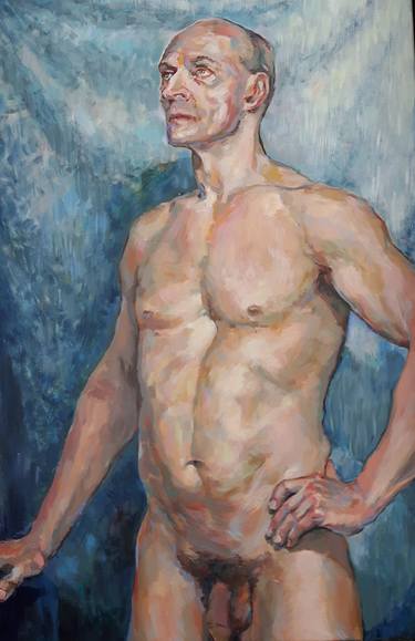 Original Nude Painting by Naurzalijeva Julia