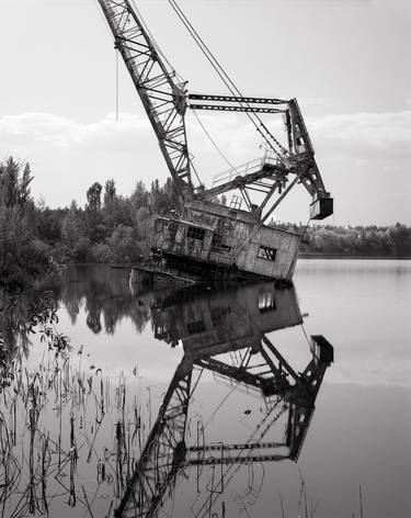 Crane Reflection, Chernobyl Exclusion Zone, Ukraine - Limited Edition 1 of 40 thumb