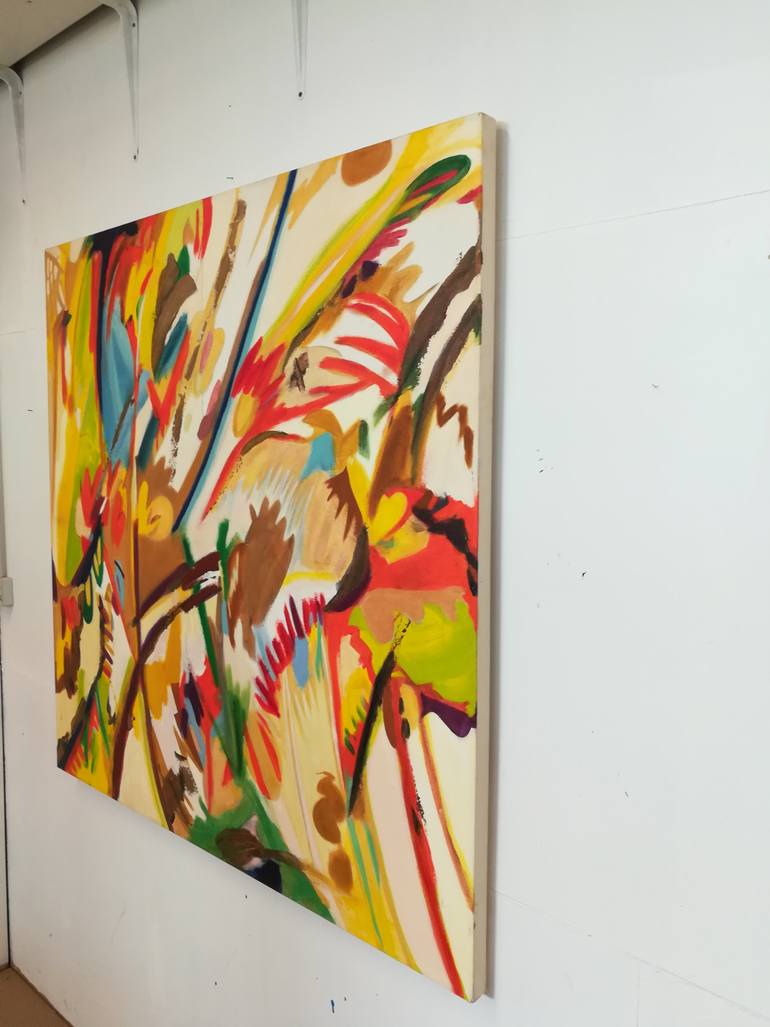 Original Abstract Expressionism Abstract Painting by Vicki Corley