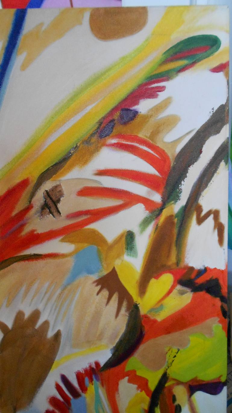 Original Abstract Expressionism Abstract Painting by Vicki Corley