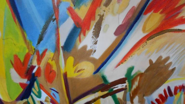 Original Abstract Expressionism Abstract Painting by Vicki Corley