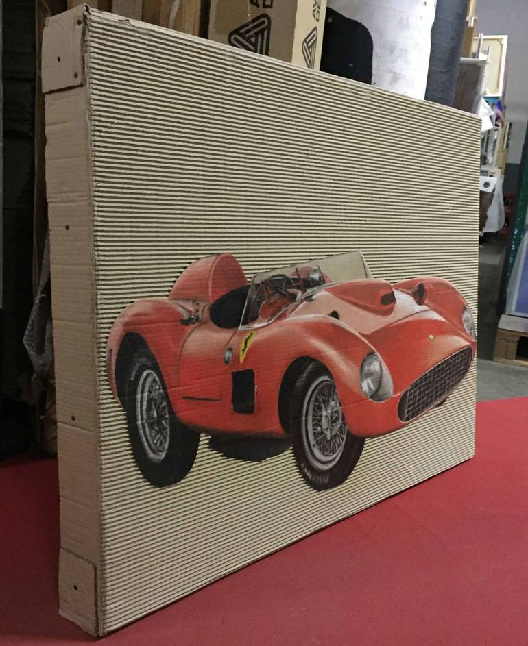 Original Figurative Automobile Painting by Gianfranco Gentile