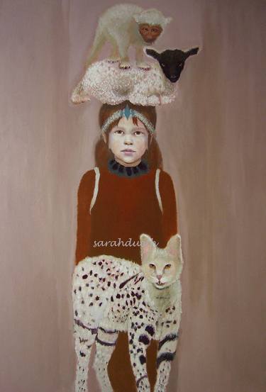 Original Modern Animal Paintings by Sarah Dueth