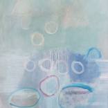 Beachcombing, acrylic on canvas, 16