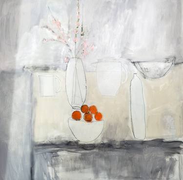 Original Minimalism Still Life Paintings by georgann gibson