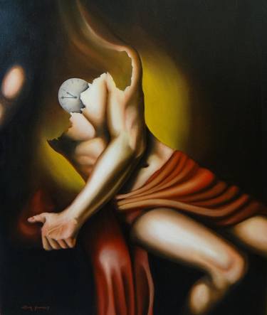 Print of Surrealism Men Paintings by Rony Krambeck