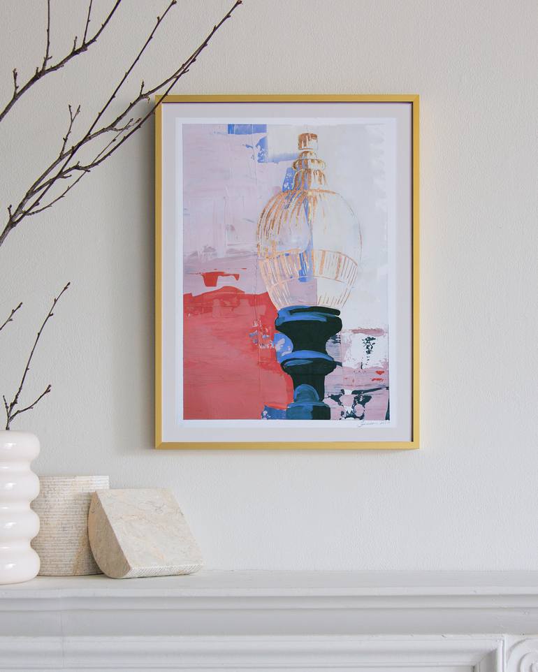 Original Documentary Architecture Painting by Teale Hatheway
